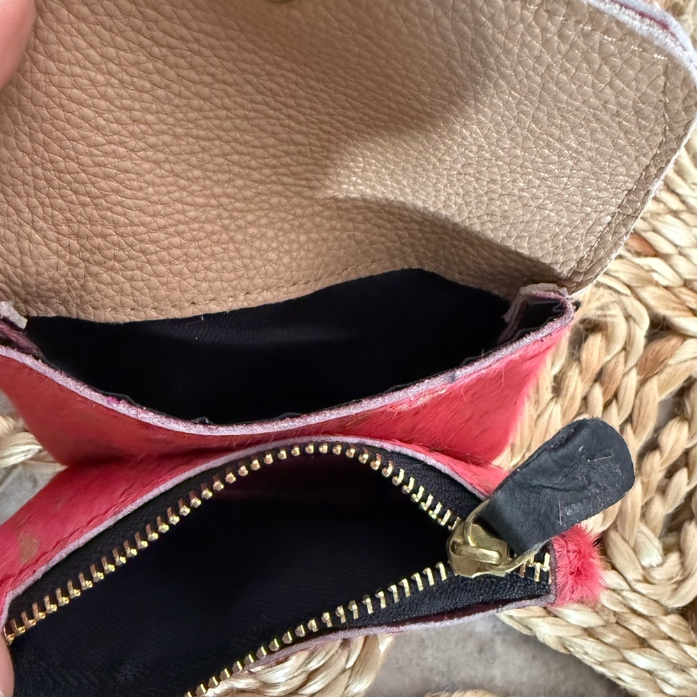 Pink and Gold Studded genuine leather western wallet from Spain 🇪🇸 - Picture 3 of 4